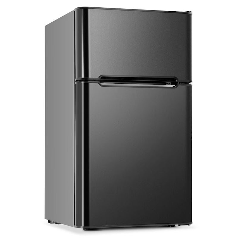 3.2-Cu Ft Mini Fridge with Freezer (Black)