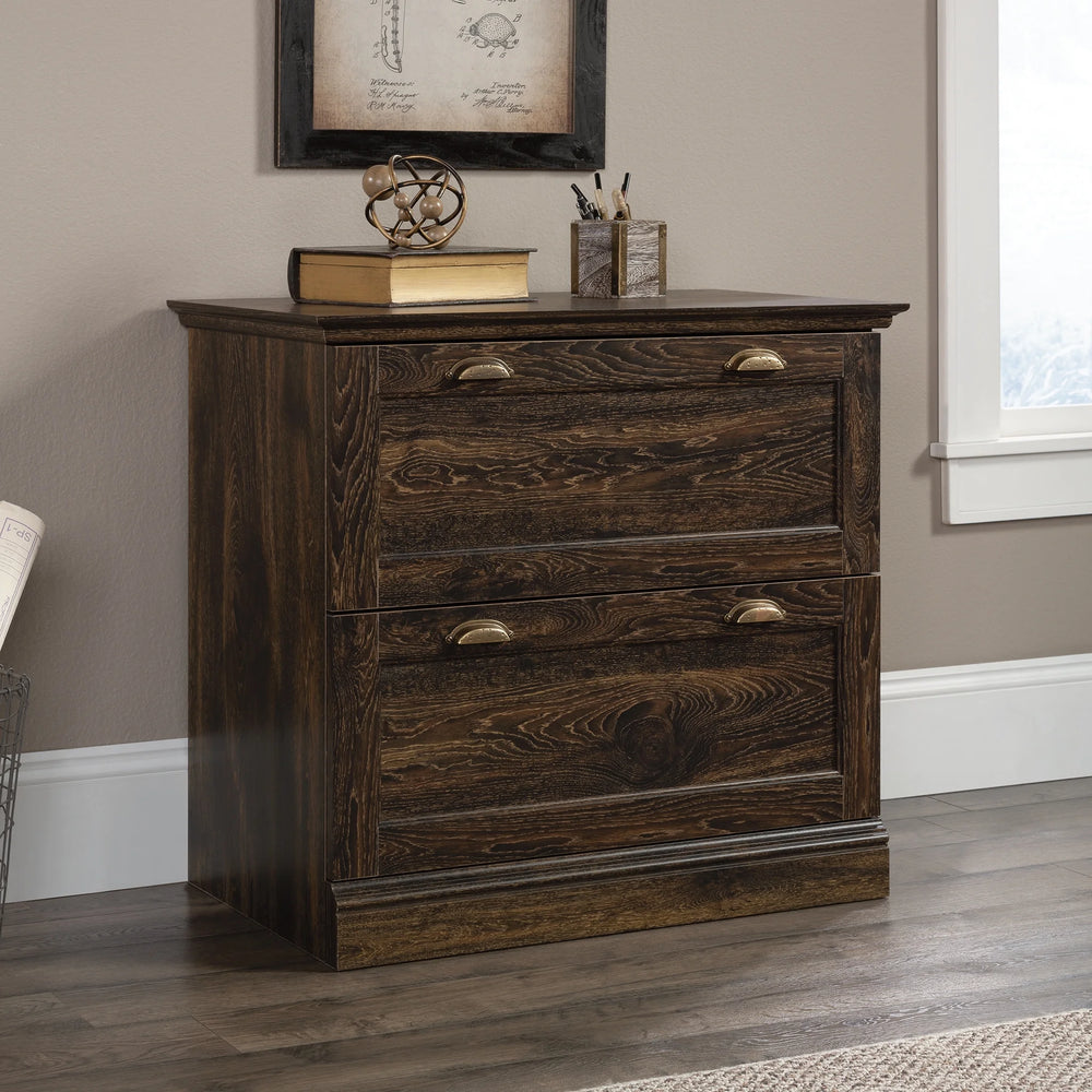 Barrister Lane Lateral File Cabinet, Iron Oak Finish