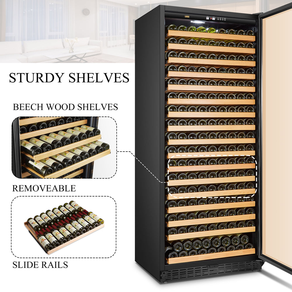 289 Bottle Built-In Single Zone Wine Cooler 32 Inch Width