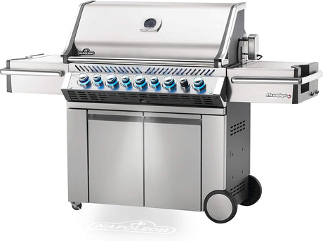 PRO665RSIBNSS-3 Prestige PRO RSIB Natural Gas Grill, 665 Sq.In. + Infrared Side and Rear Burners, Stainless Steel