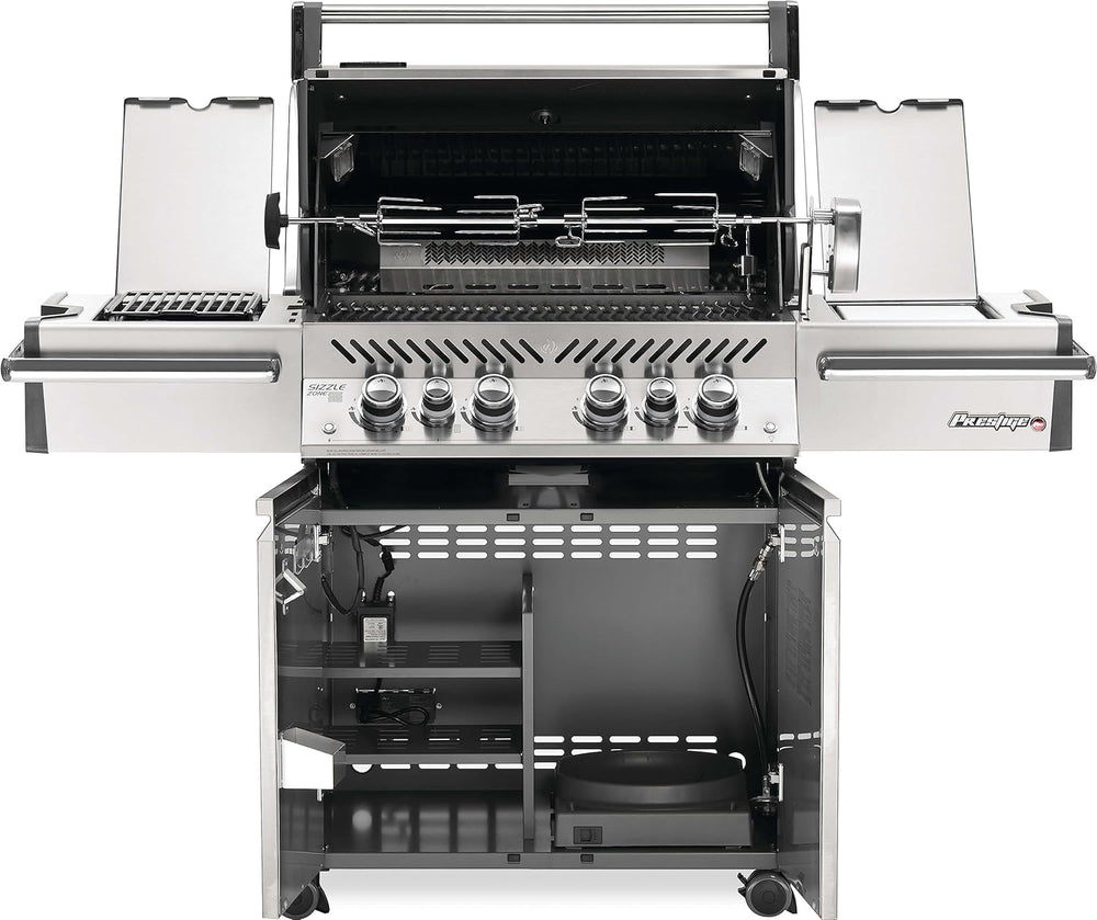 PRO500RSIBNSS-3 Prestige PRO 500 RSIB Natural Gas Grill, Sq.In, Stainless Steel