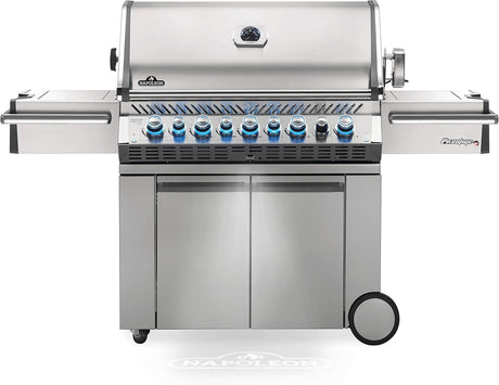 PRO665RSIBNSS-3 Prestige PRO RSIB Natural Gas Grill, 665 Sq.In. + Infrared Side and Rear Burners, Stainless Steel