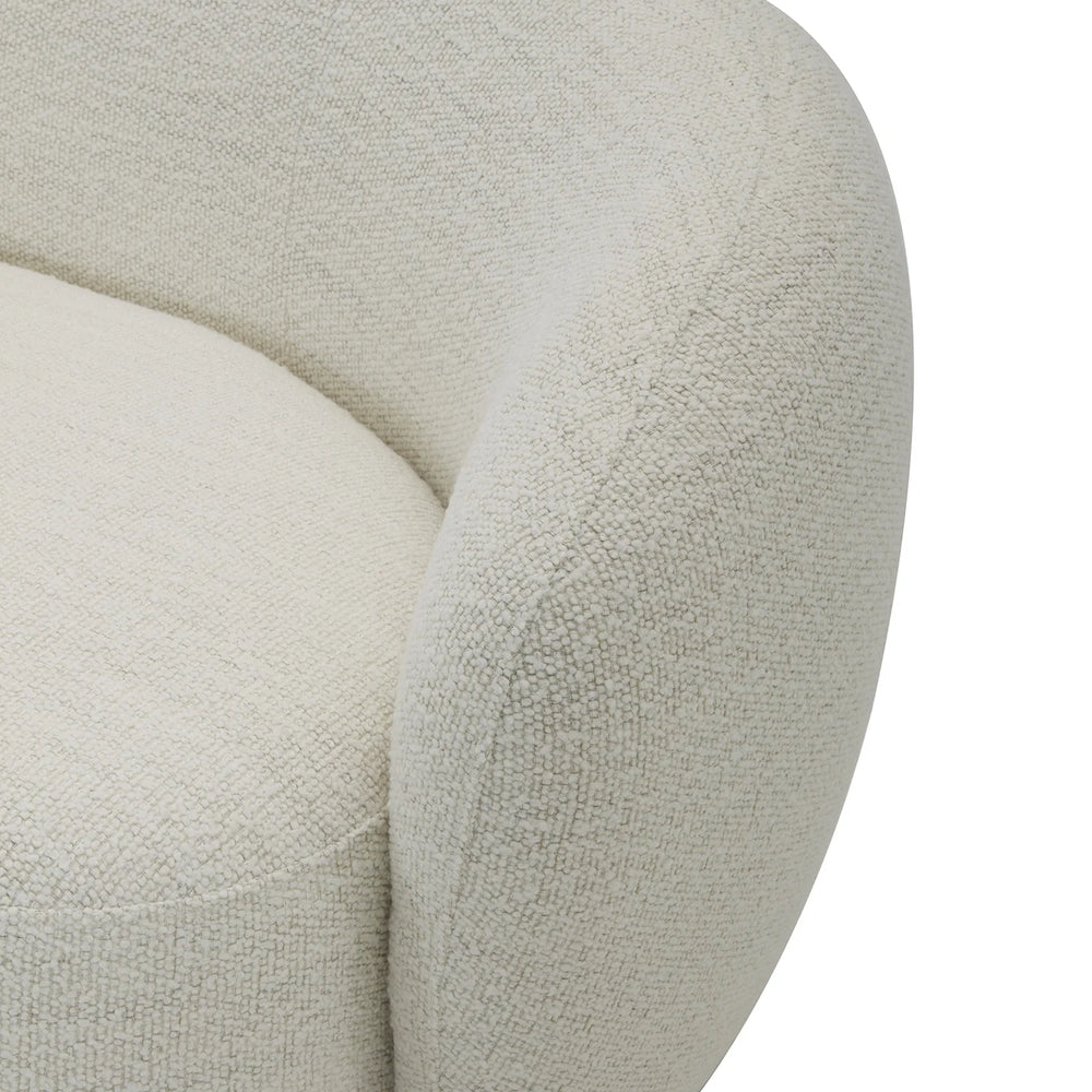 Juliet Curved 80.31" Sofa, Ivory