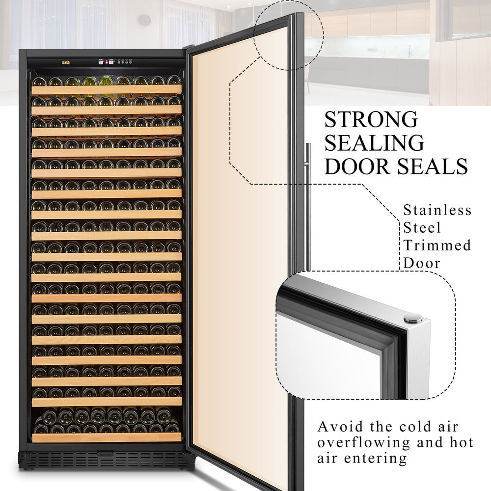 289 Bottle Built-In Single Zone Wine Cooler 32 Inch Width