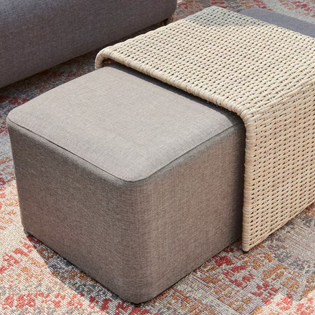 Venza 3-Piece Wicker Patio Conversation Set with Dark Gray Cushions