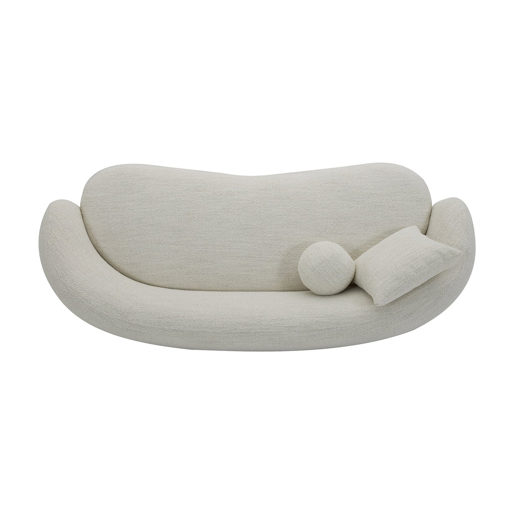 Juliet Curved 80.31" Sofa, Ivory