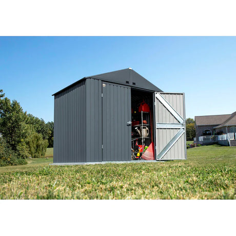 8-Feet X 6-Feet Elite Galvanized Steel Storage Shed