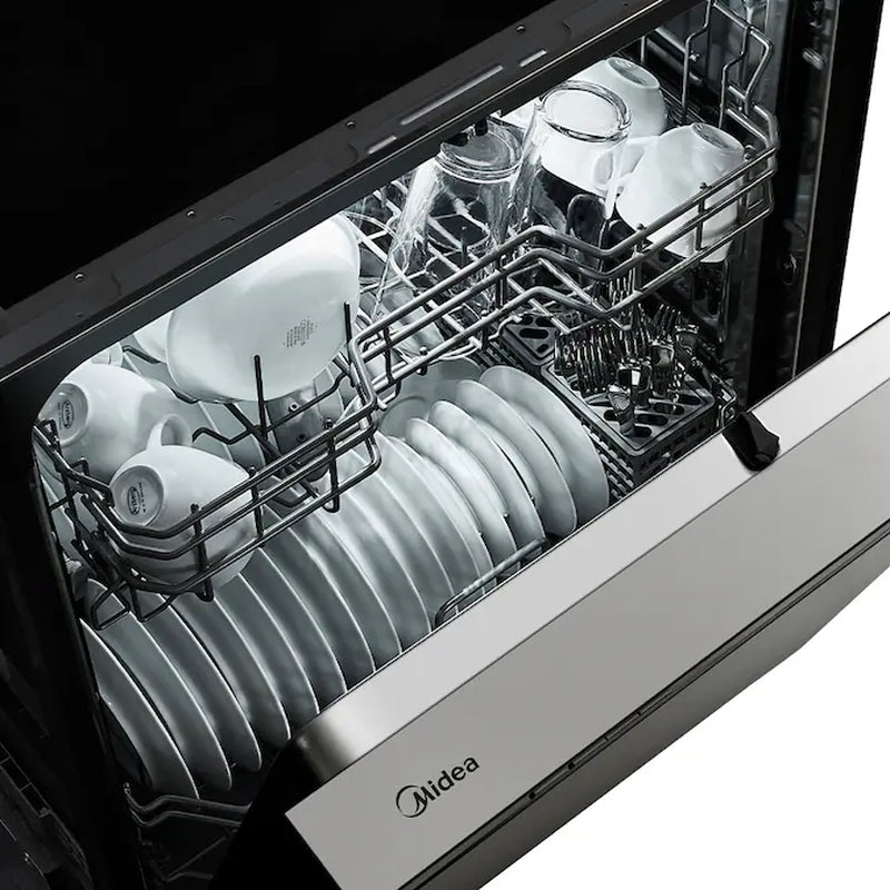 24" Front Control Built-In Dishwasher – Stainless Steel, ENERGY STAR, 52 dB Quiet Operation