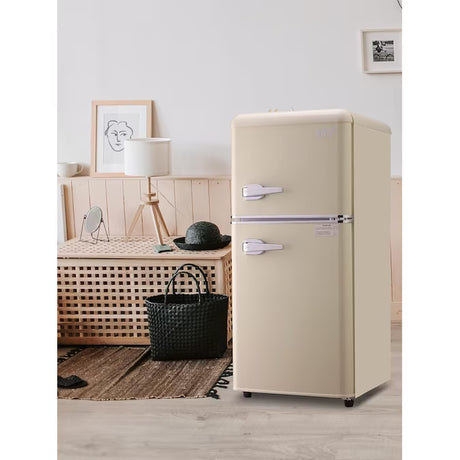 3.5-Cu. Feet with Freezer ( Cream ) Garage Ready