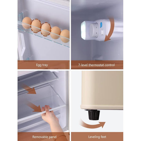 3.5-Cu. Feet with Freezer ( Cream ) Garage Ready