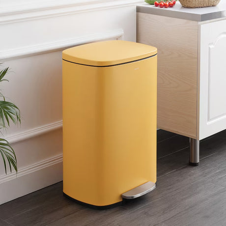 13.2-Gallon Stainless Steel Indoor Kitchen Step Trash Can