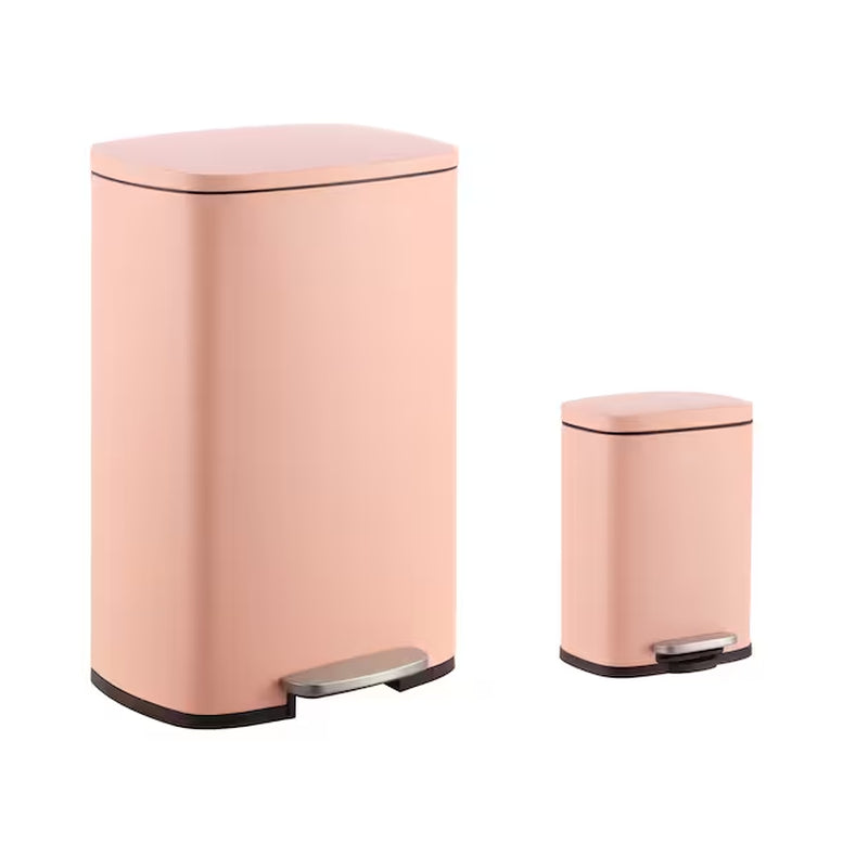 13.2-Gallon Stainless Steel Indoor Kitchen Step Trash Can