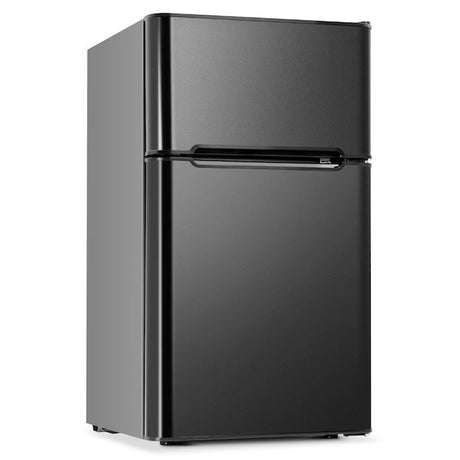 3.2-Cu Ft Mini Fridge with Freezer (Black)