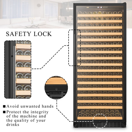 289 Bottle Built-In Single Zone Wine Cooler 32 Inch Width