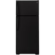 17.5-Cu Ft Top-Freezer Refrigerator (Black)