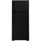 17.5-Cu Ft Top-Freezer Refrigerator (Black)