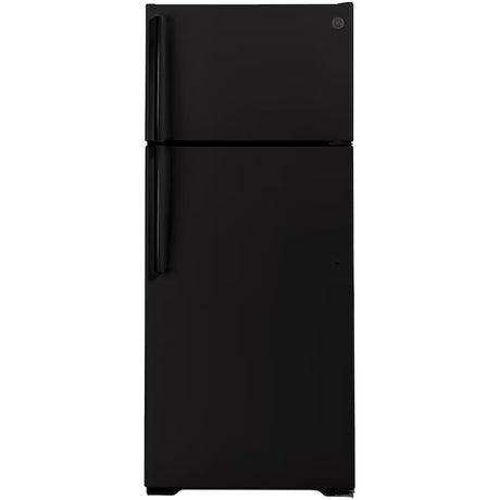 17.5-Cu Ft Top-Freezer Refrigerator (Black)