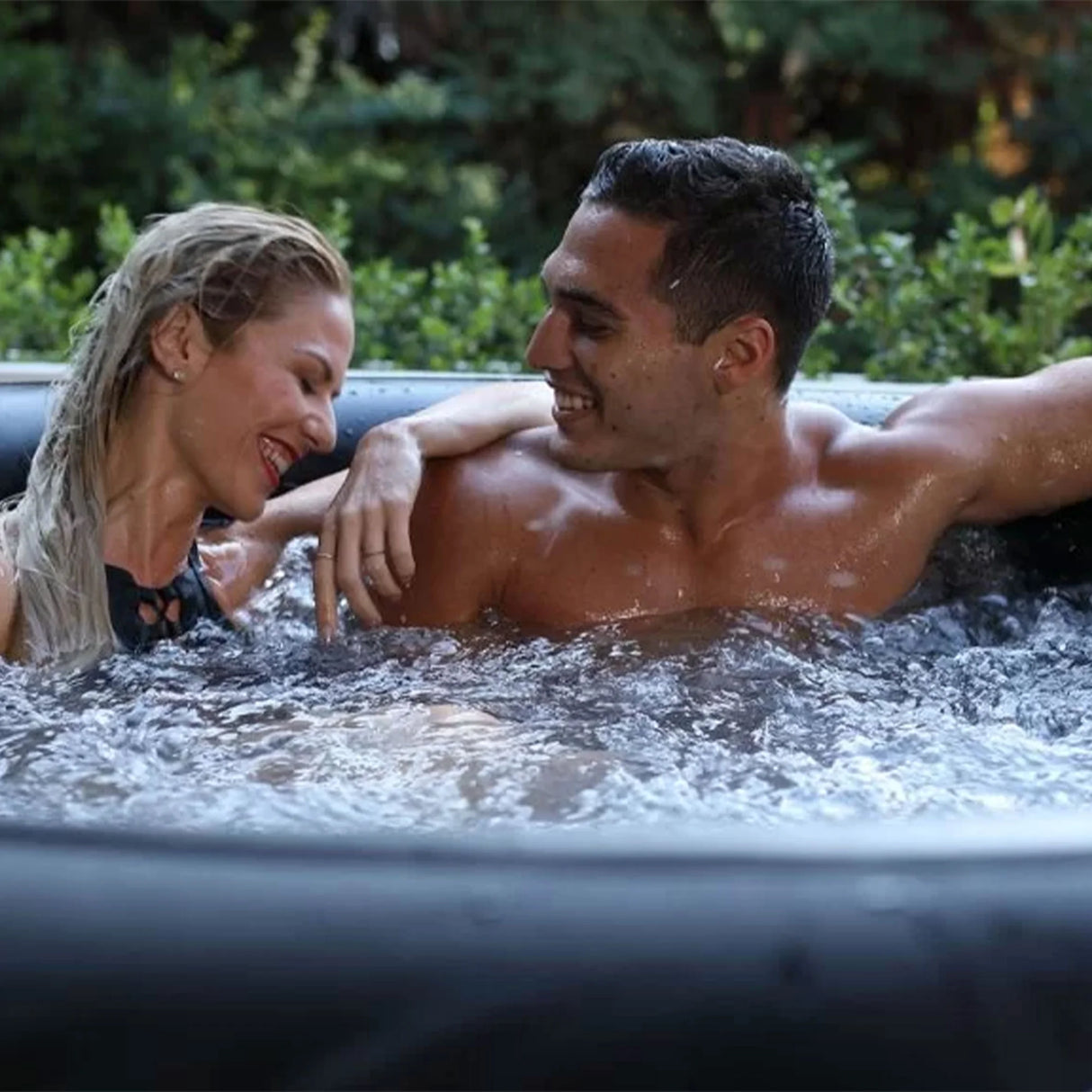 Round Inflatable Bubble Spa – Super Camaro Energy-Efficient Hot Tub
