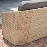 Venza 3-Piece Wicker Patio Conversation Set with Dark Gray Cushions