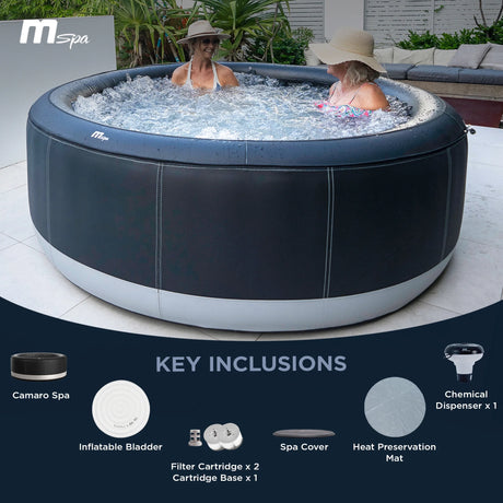 Round Inflatable Bubble Spa – Super Camaro Energy-Efficient Hot Tub