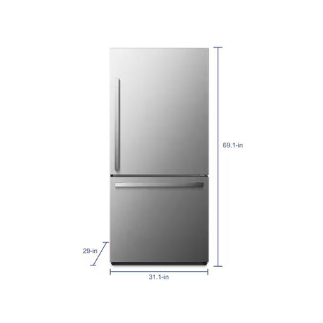 17.2 Cu. Ft. Counter-Depth Bottom-Freezer Refrigerator – Fingerprint-Resistant Stainless Steel, ENERGY STAR HRB171N6ASE