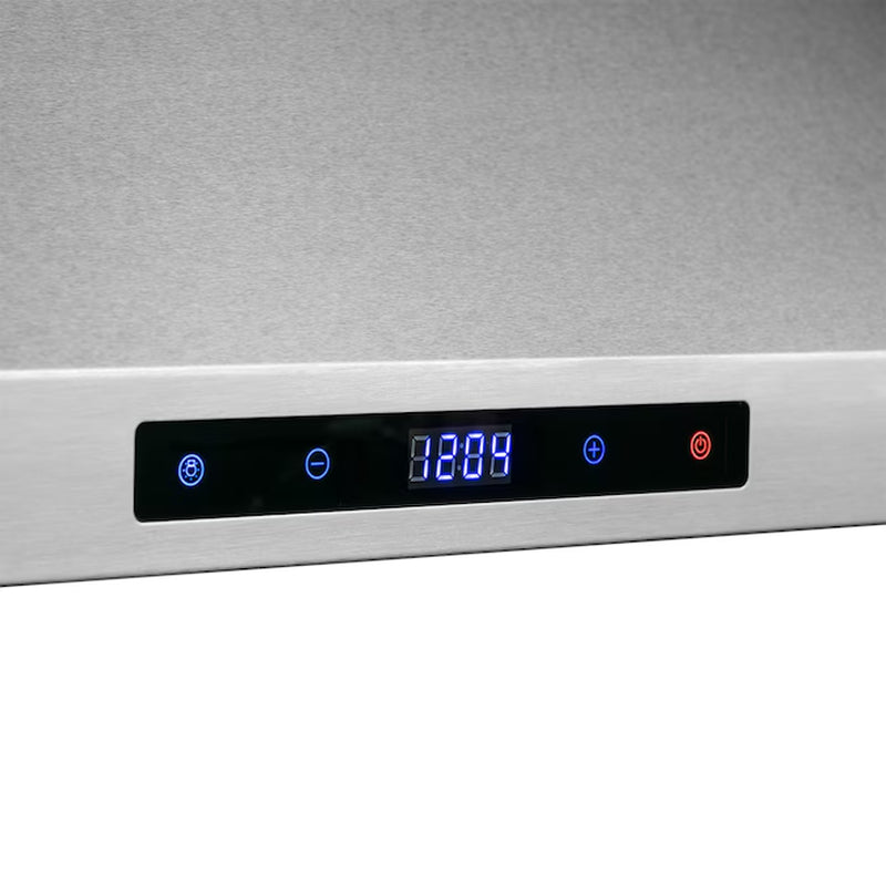 30-In Convertible 343-CFM Stainless Steel Island Range Hood