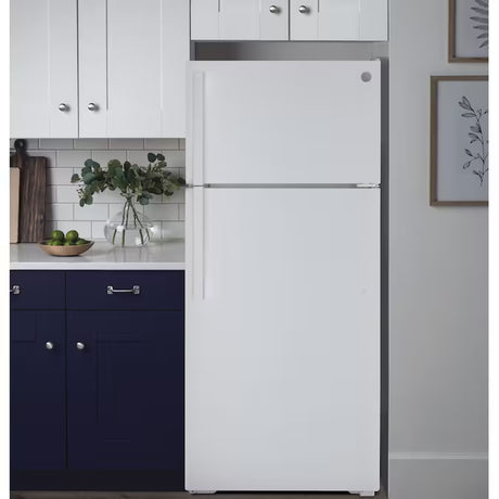 Garage-Ready 21.9 Cu. Ft. Top-Freezer Refrigerator – White, ENERGY STAR