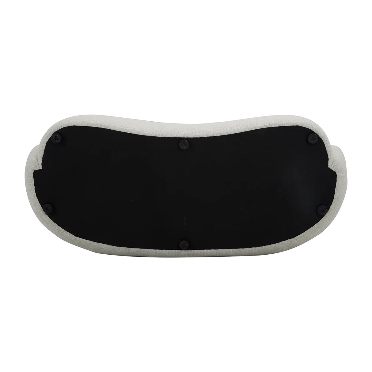 Juliet Curved 80.31" Sofa, Ivory