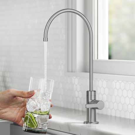 Oletto Spot Free Stainless Steel Deck-Mount Cold Water Dispenser