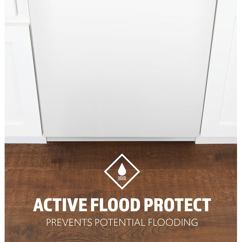 24 Inch Front Control Built-In Dishwasher ( White ) ENERGY STAR Certified 60-Decibels Standard Sound Level