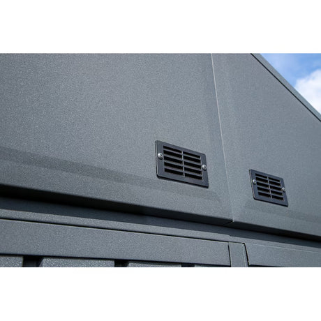 8-Feet X 6-Feet Elite Galvanized Steel Storage Shed