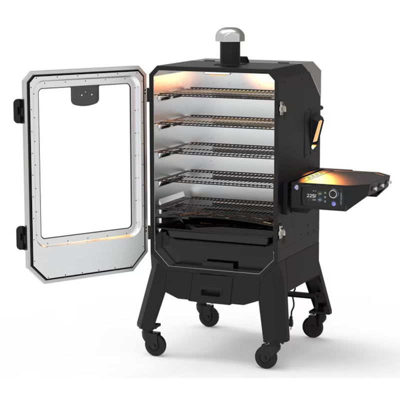 6 Series Pro Elite 1529-Sq. Inches Stainless Steel Pellet Smoker