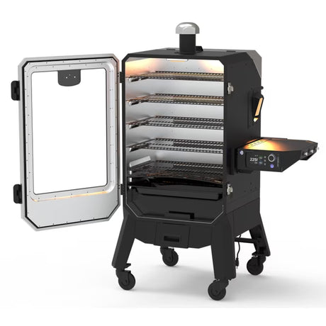 6 Series Pro Elite 1529-Sq. Inches Stainless Steel Pellet Smoker