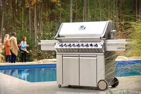 PRO665RSIBNSS-3 Prestige PRO RSIB Natural Gas Grill, 665 Sq.In. + Infrared Side and Rear Burners, Stainless Steel