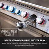 PRO665RSIBNSS-3 Prestige PRO RSIB Natural Gas Grill, 665 Sq.In. + Infrared Side and Rear Burners, Stainless Steel