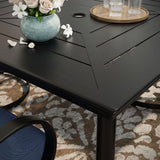 Montclair 5-Piece Outdoor Dining Set – Weather-Resistant Patio Table & Swivel Chairs