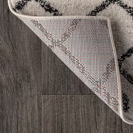 JONATHAN Y Aksil Beni Souk Runner Rug – 2x8 Ft Bohemian Trellis Design (Cream/Black)