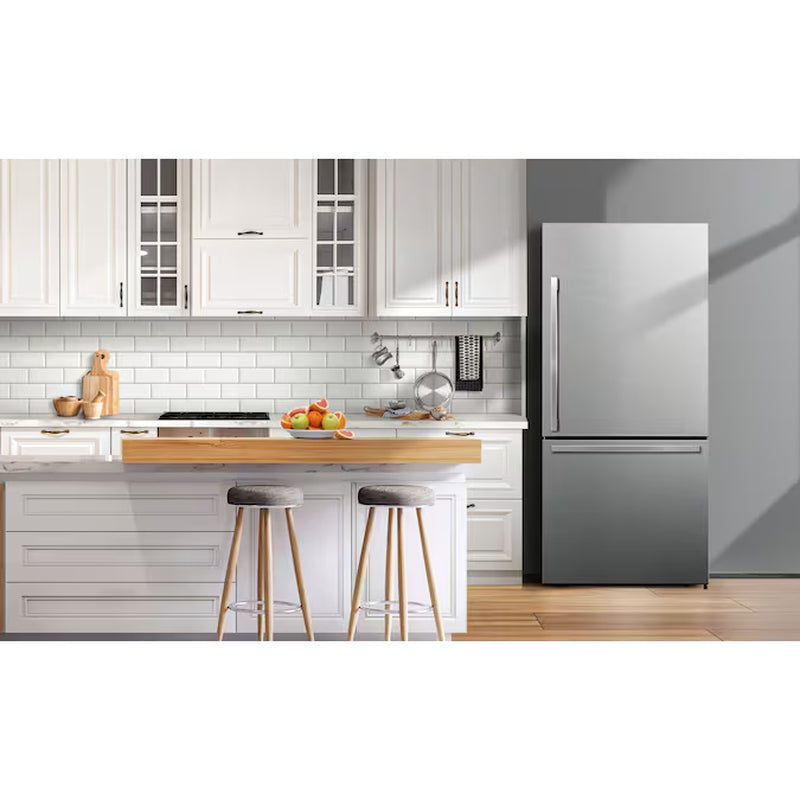 17.2 Cu. Ft. Counter-Depth Bottom-Freezer Refrigerator – Fingerprint-Resistant Stainless Steel, ENERGY STAR HRB171N6ASE