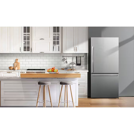 17.2 Cu. Ft. Counter-Depth Bottom-Freezer Refrigerator – Fingerprint-Resistant Stainless Steel, ENERGY STAR HRB171N6ASE