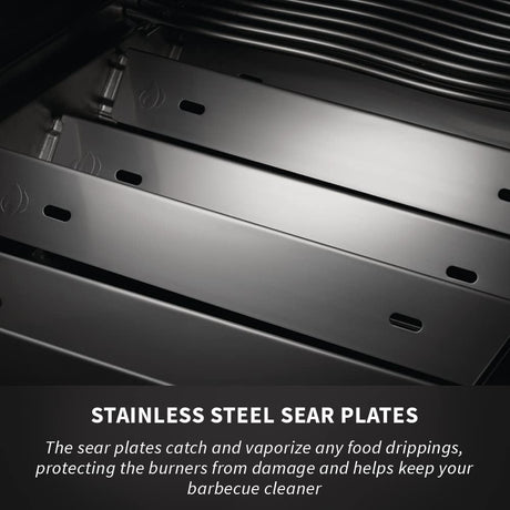 PRO665RSIBNSS-3 Prestige PRO RSIB Natural Gas Grill, 665 Sq.In. + Infrared Side and Rear Burners, Stainless Steel