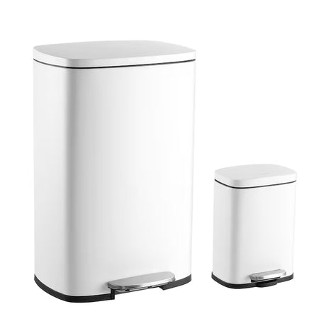 13.2-Gallon Stainless Steel Indoor Kitchen Step Trash Can