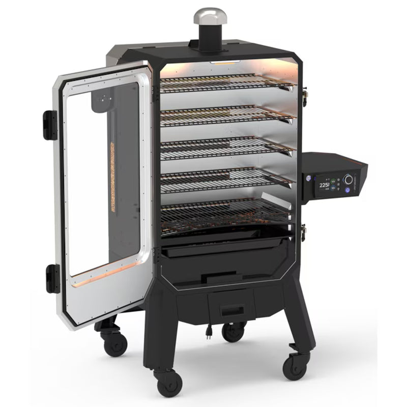 6 Series Pro Elite 1529-Sq. Inches Stainless Steel Pellet Smoker