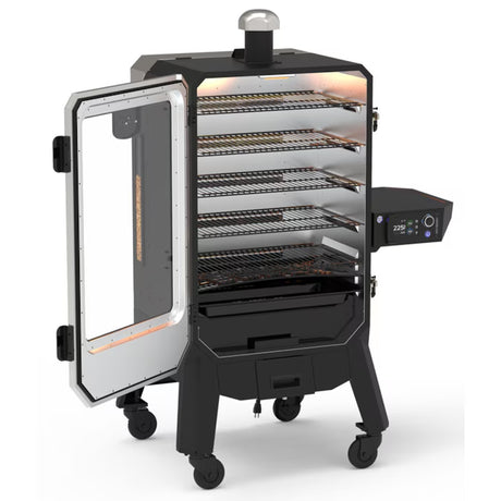 6 Series Pro Elite 1529-Sq. Inches Stainless Steel Pellet Smoker