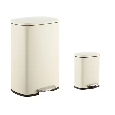 13.2-Gallon Stainless Steel Indoor Kitchen Step Trash Can