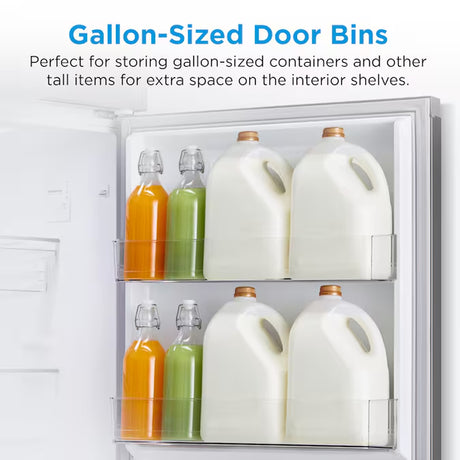 18.1 Cu. Ft. Fingerprint-Resistant Top-Freezer Refrigerator – Stainless Steel, Garage Ready, ENERGY STAR