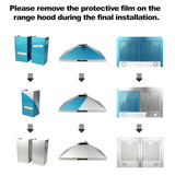 30-In Convertible 343-CFM Stainless Steel Island Range Hood