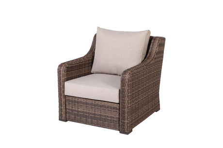 Better Homes and Gardens Hawthorne Park 4-Piece Outdoor Conversation Set, Brown