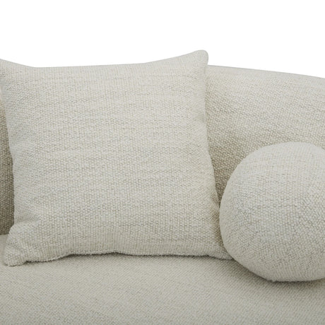 Juliet Curved 80.31" Sofa, Ivory