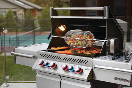 PRO500RSIBNSS-3 Prestige PRO 500 RSIB Natural Gas Grill, Sq.In, Stainless Steel
