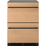 Presrv 5.1 Cu. Ft. Panel Ready Dual Zone Refrigerator Drawers